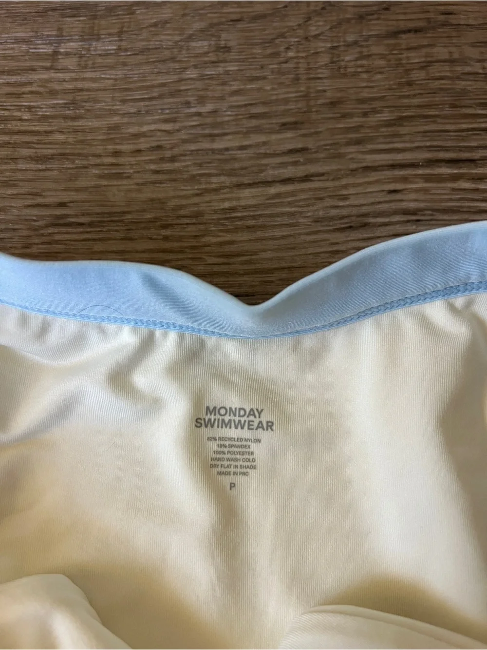 Monday Swimwear Santorini Bottom in Blue and White